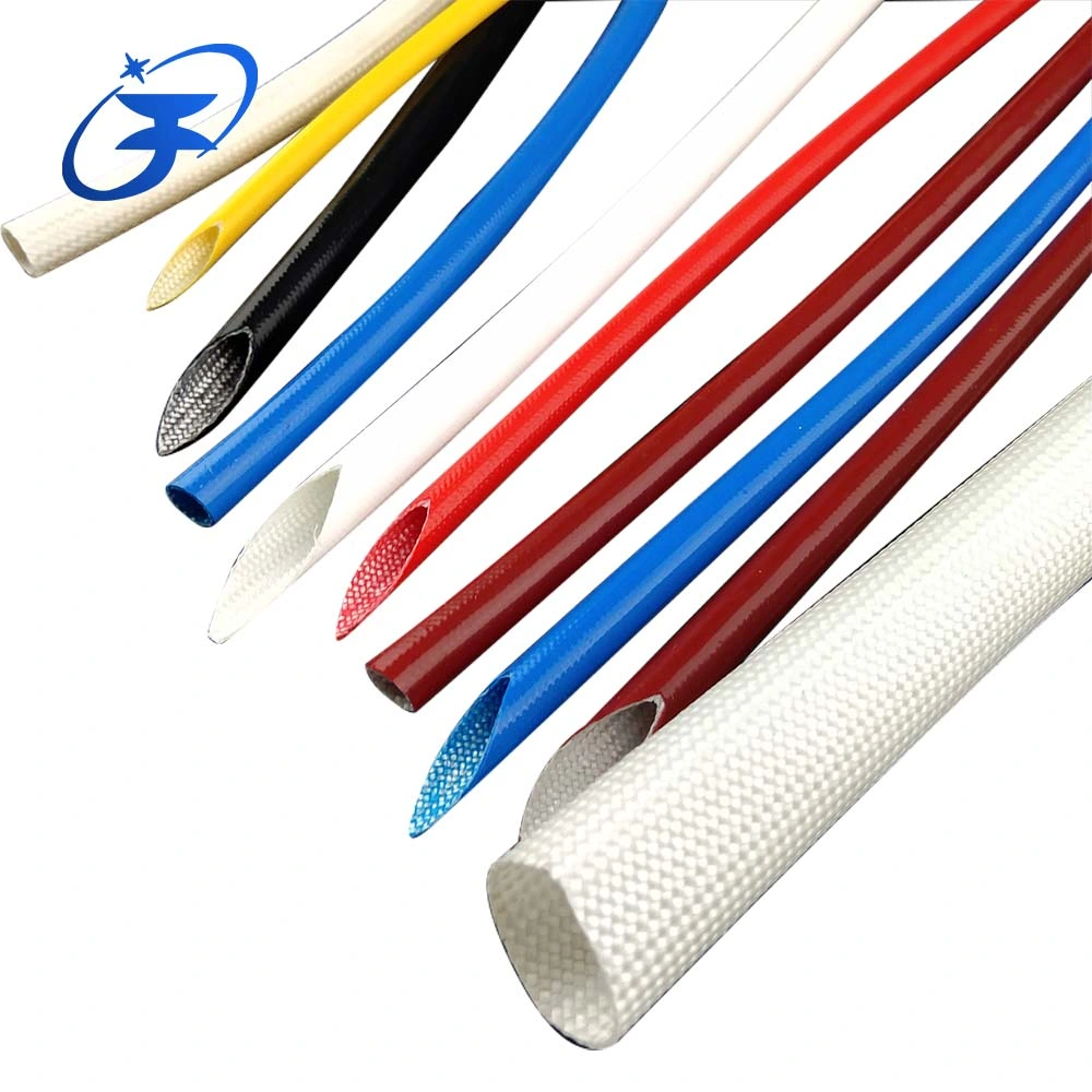 Electrical Silicone Fiberglass Sleeving Round Tube Fiberglass Tube