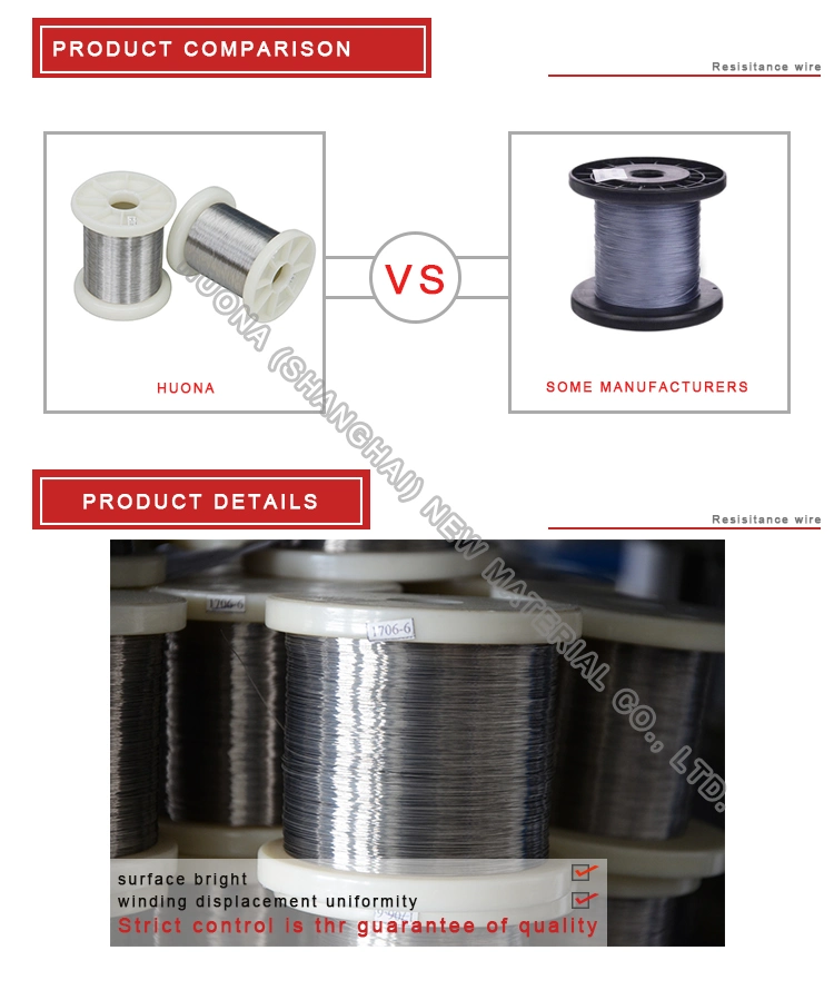 High Atmosphere Temperature Hn Apm Resistance Wire used for Furnace Elements