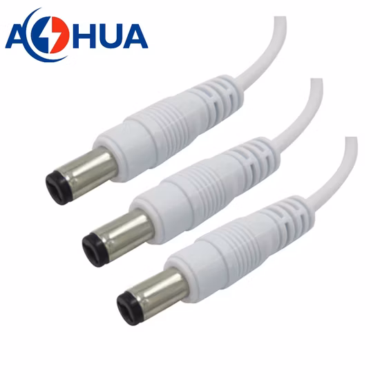 Aohua M11 Quick Type DC Power Cable One 5521 Jack to Two 5521 Plug Monitoring Camera Y Splitter Cable