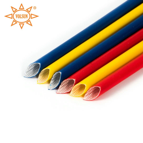 Flame-Retardant Silicone Coated Fiberglass Sleeve Tube Manufacturer